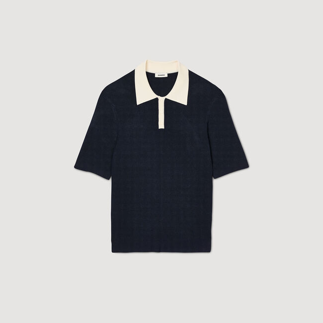 Tweekleurig poloshirt