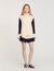 Overhemdblouse tweekleurig