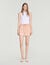 Short met stras en kant