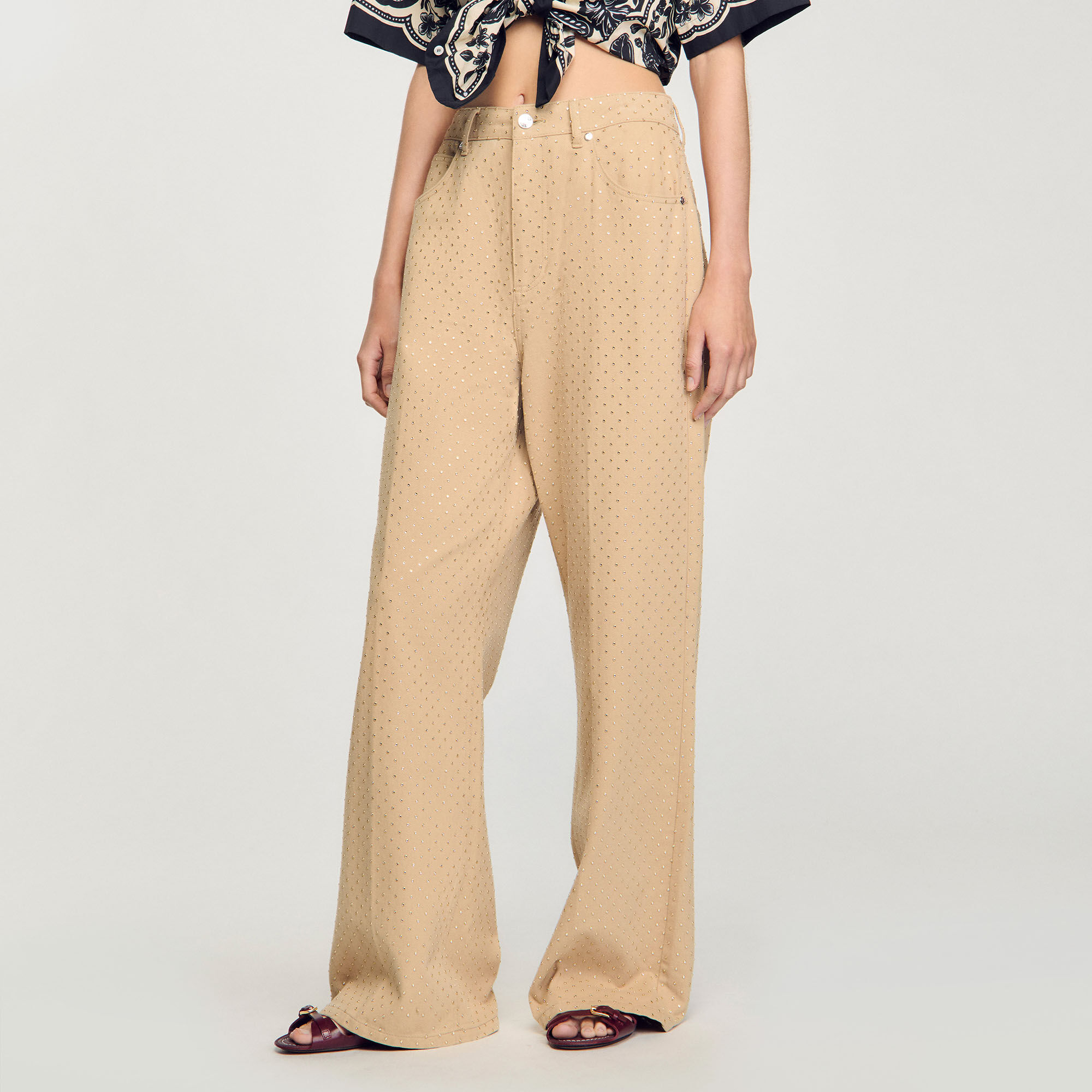Jeans met stras