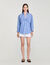 Oversized blouse met strik