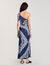 Lange jurk bandana print