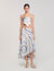 Lange rok met Spirales-print