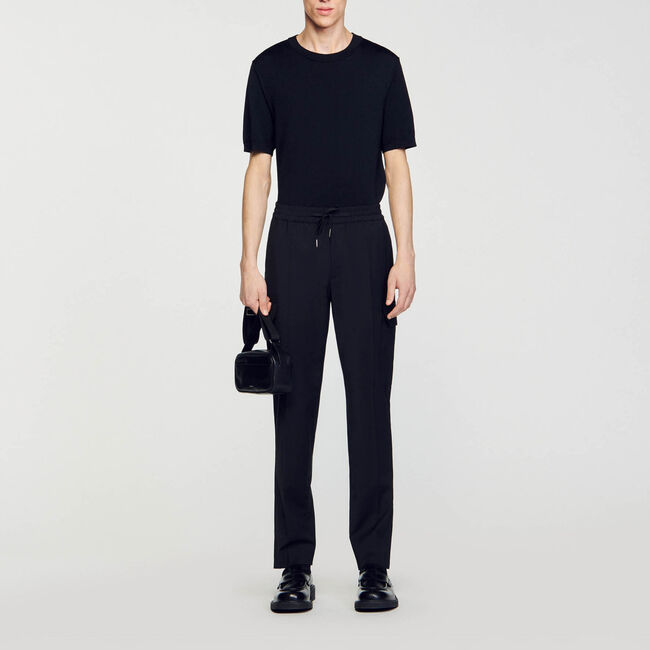 Cargobroek elastische taille - Man | Sandro