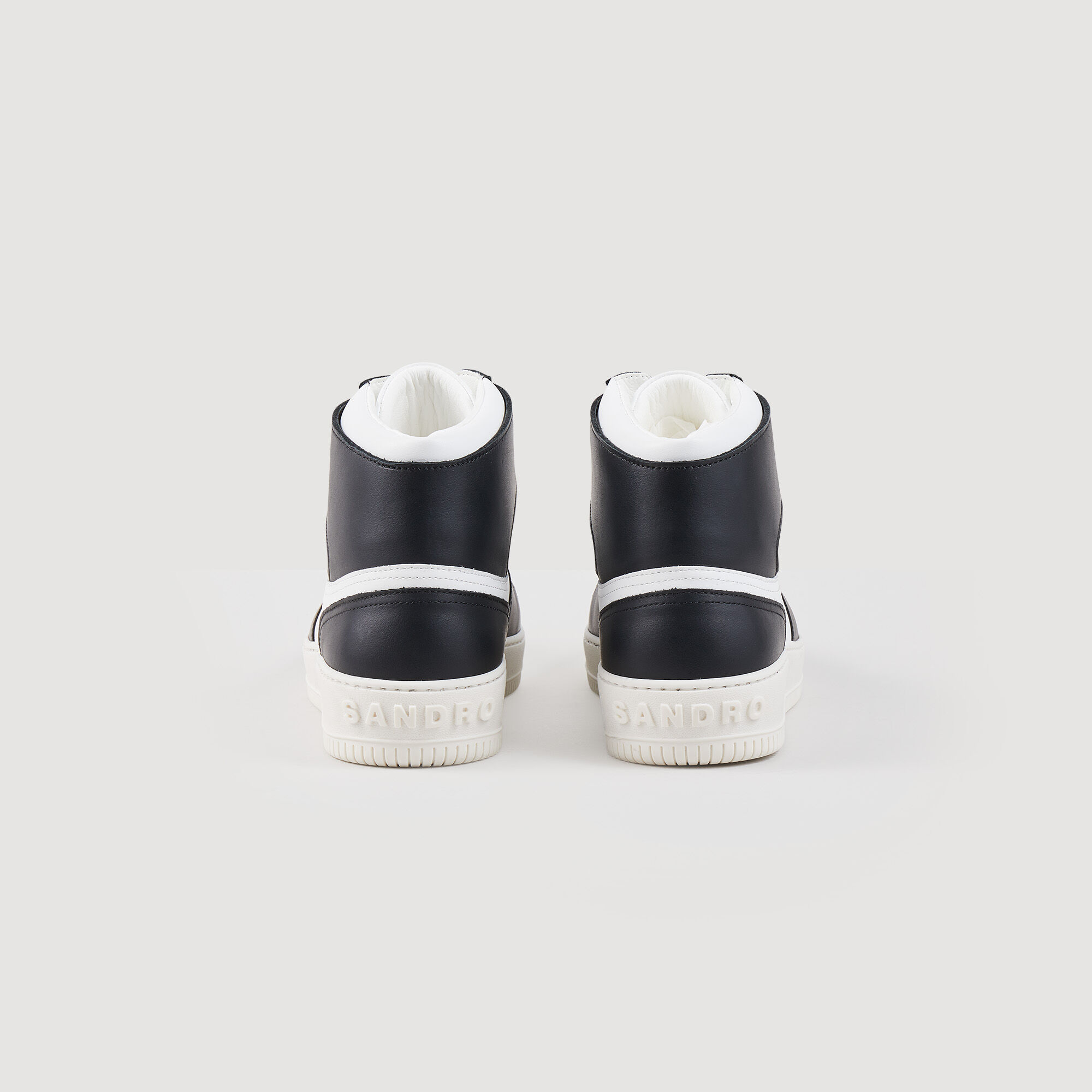 Hoge sneakers van leer