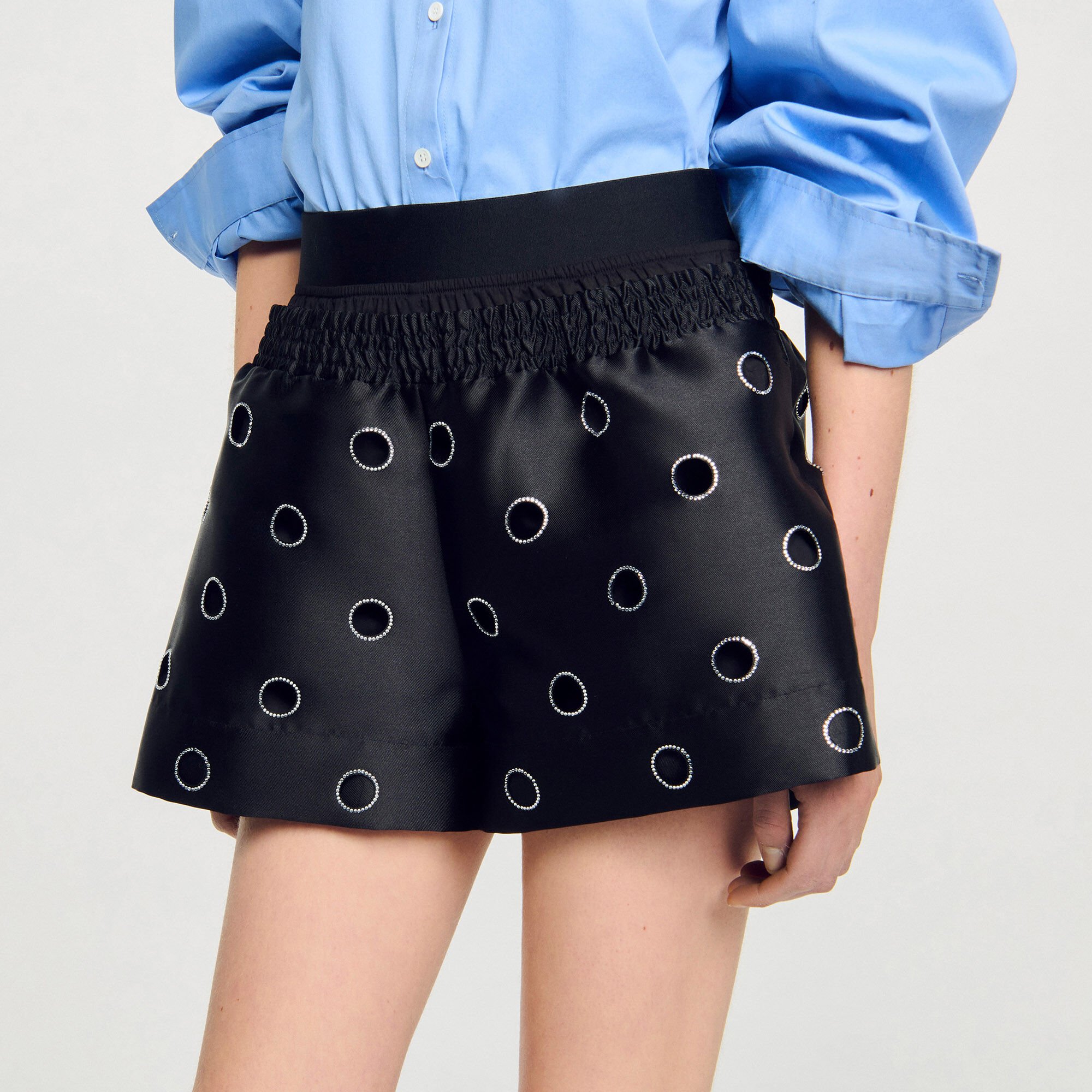 Short met stras