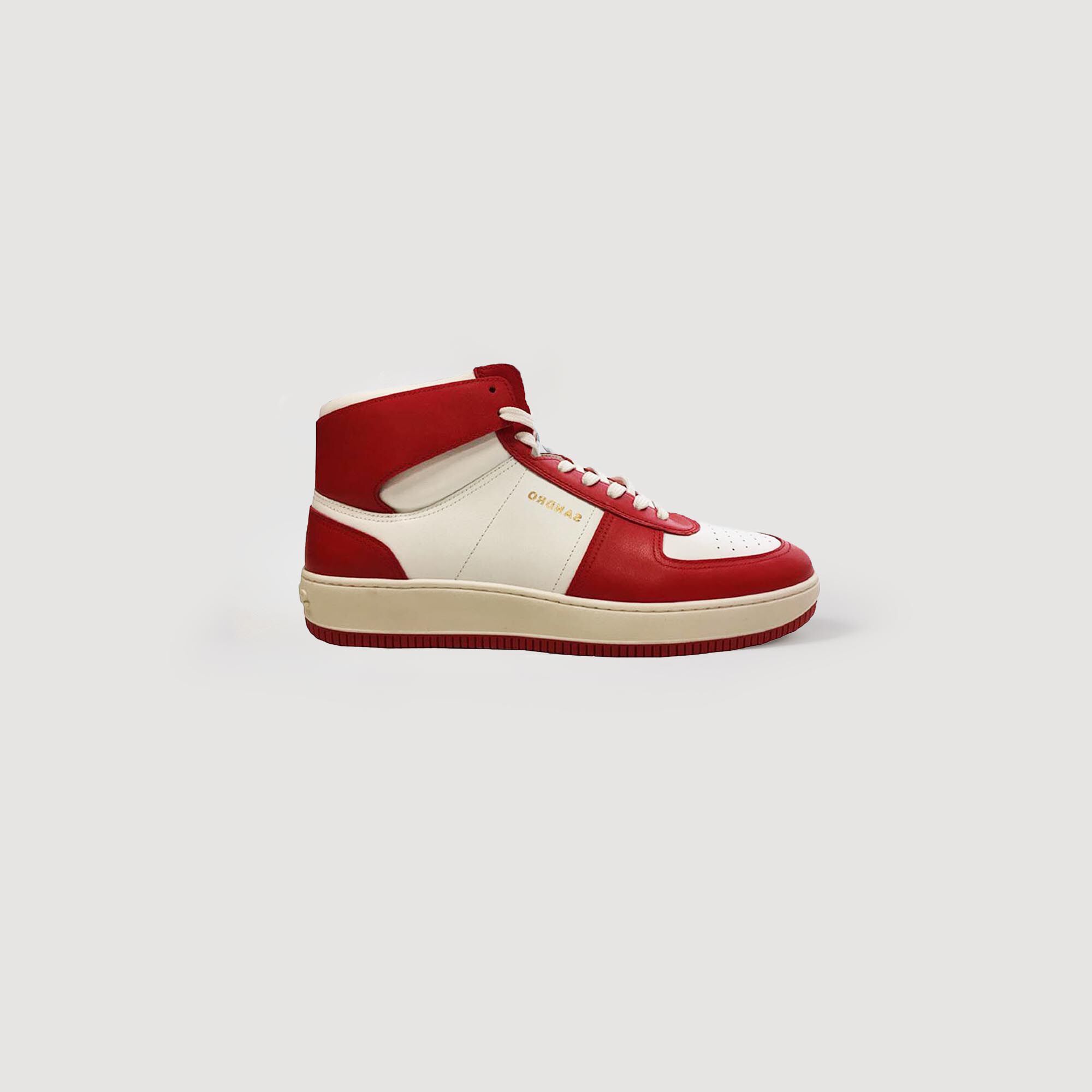 Hoge sneakers van leer
