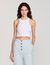 Tanktop met parels en stras