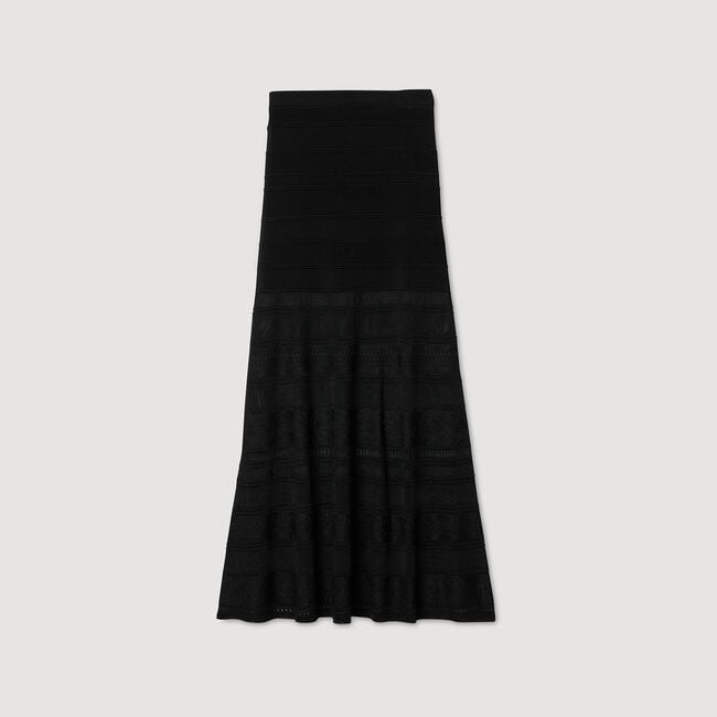 Lange rok siertricot