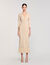 Lange jurk tricot met stras