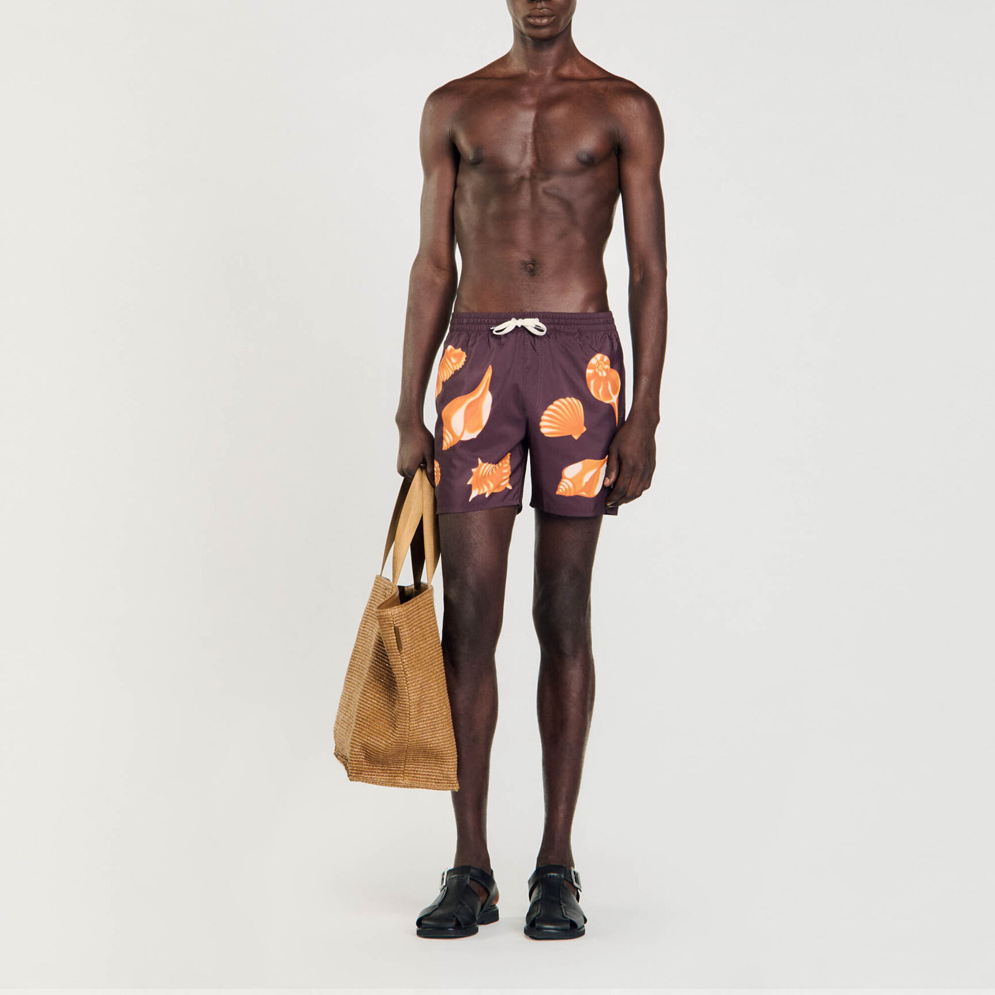 Zwemshort schelpenprint