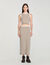 Lange rok bicolor tricot