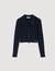 Cardigan vest kort polokraag