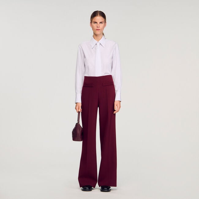 Wijdvallende pantalon