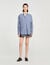 Overhemdblouse geruit met stras