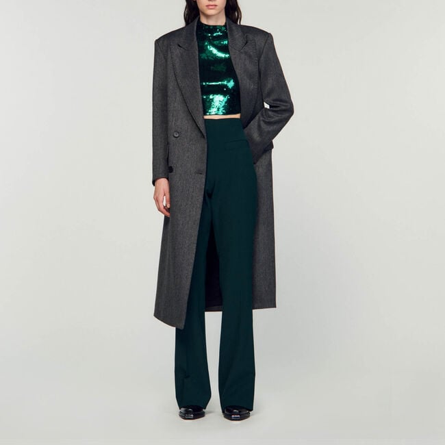 Wijduitlopende broek