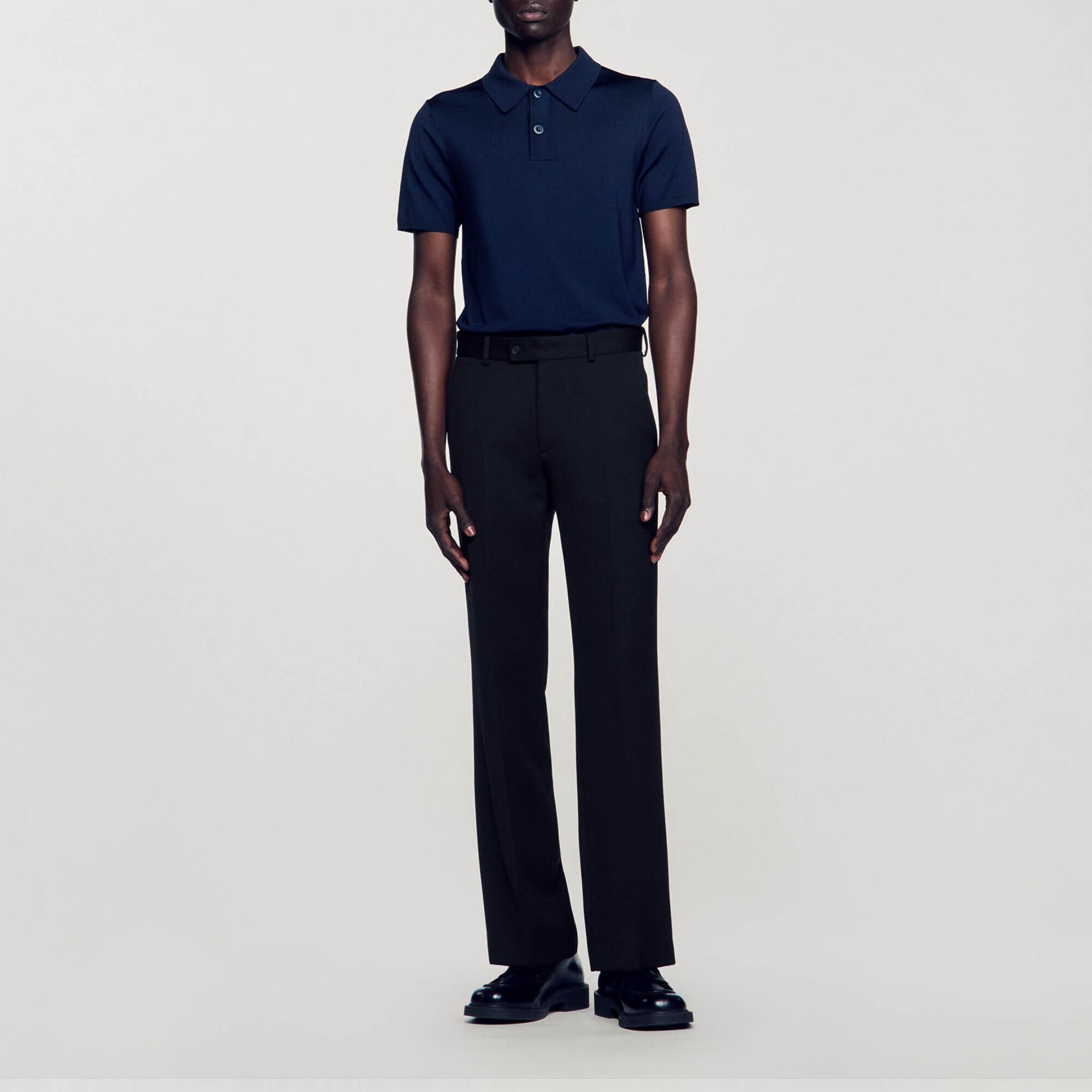 Pantalon van gemengde wol