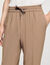Rechte pantalon met elastiek