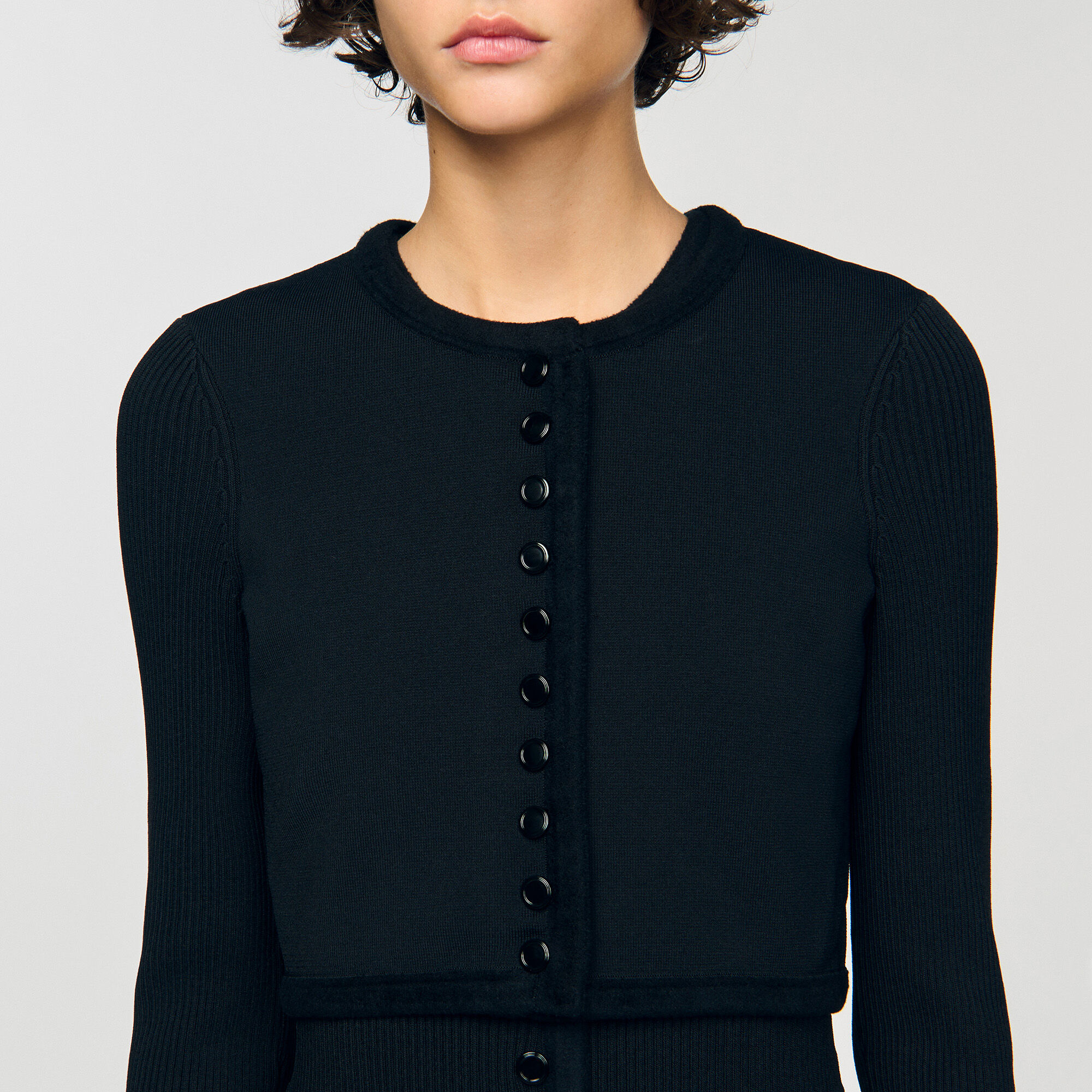 Cardigan vest kort