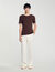 T-shirt tweekleurig met patch