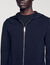 Zipped cardigan with hood