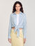 Overhemdblouse met stras