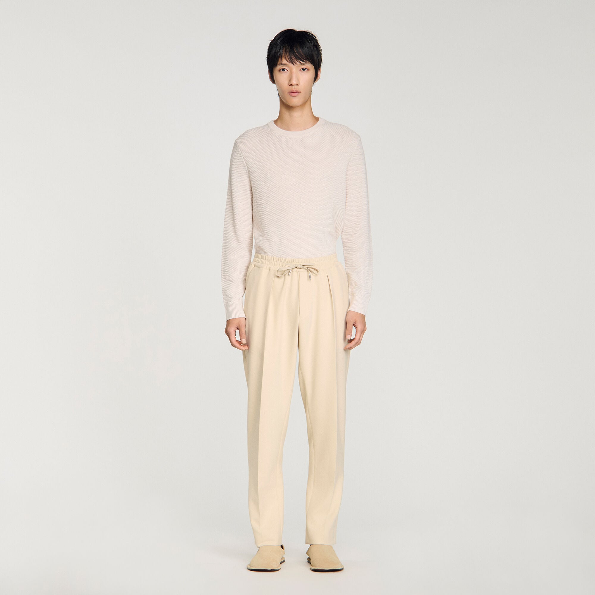Pantalon recht elastische taille