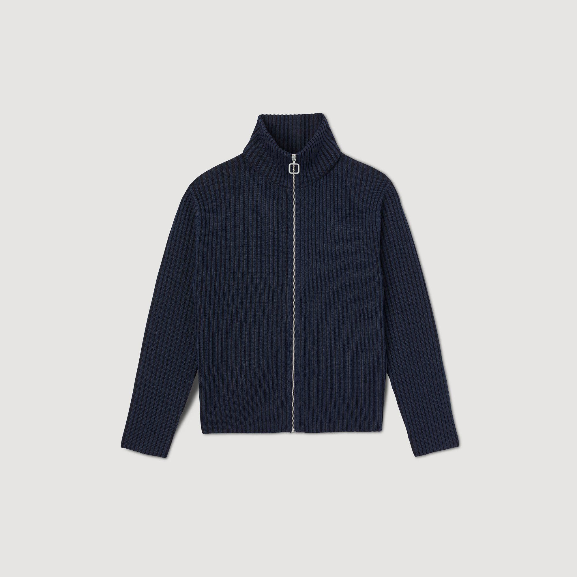Cardigan geribd vest