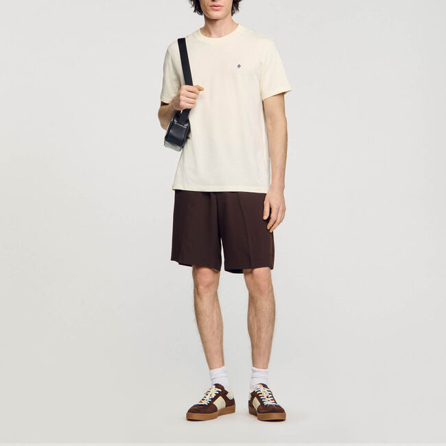 T-shirt met square cross-patch