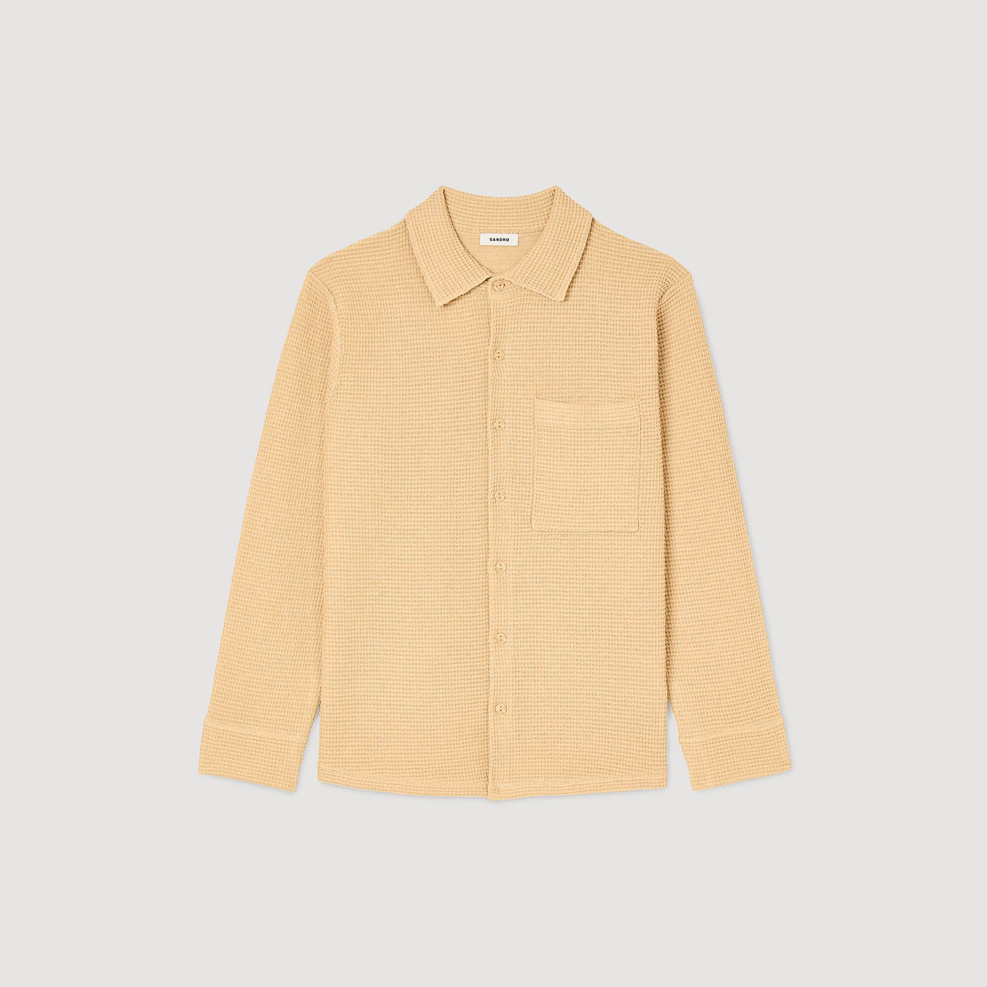 Overhemd oversized gebreid
