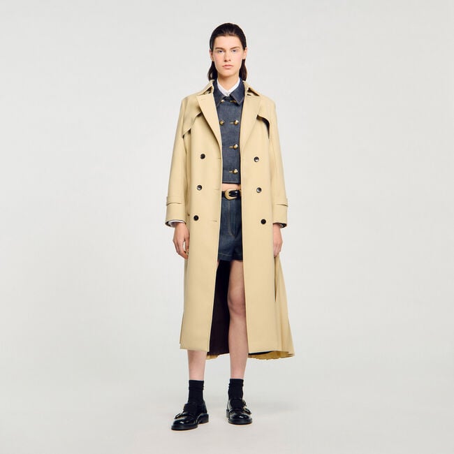 Trenchcoat met ceintuur