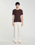 T-shirt tweekleurig met patch
