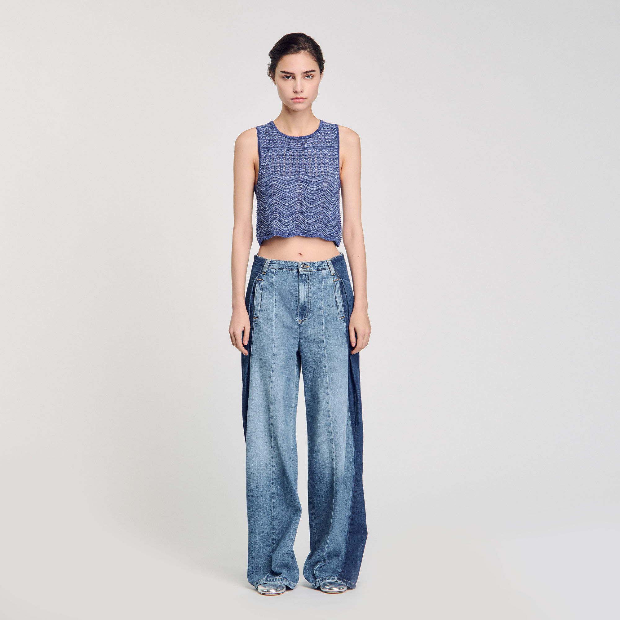 Trui glinsterend tricot