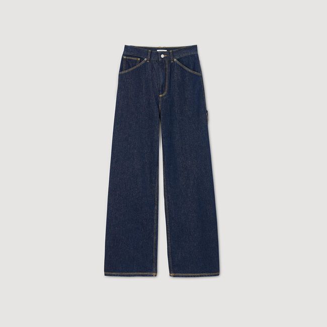 Wijdvallende flared jeans