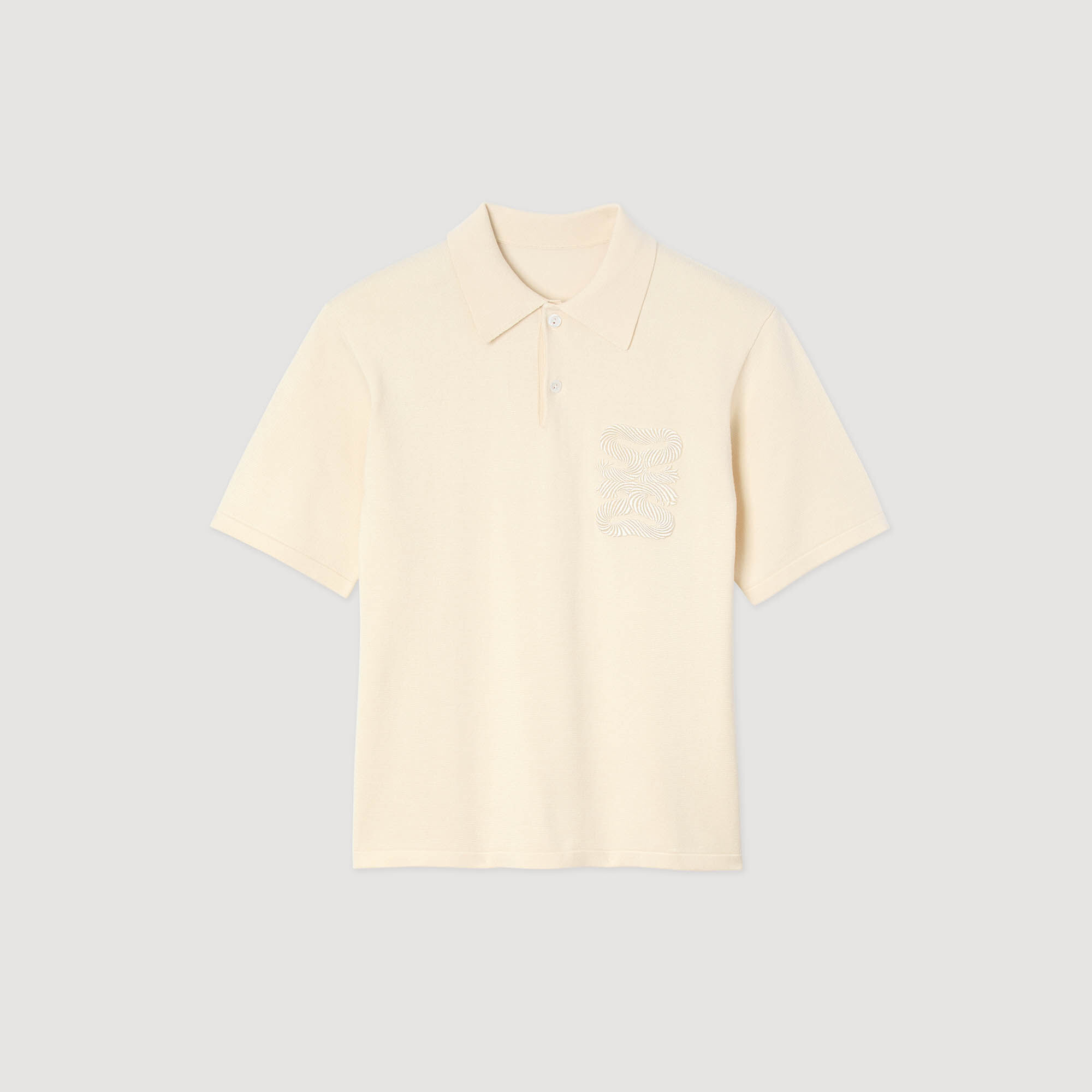 Polo met koordborduursel