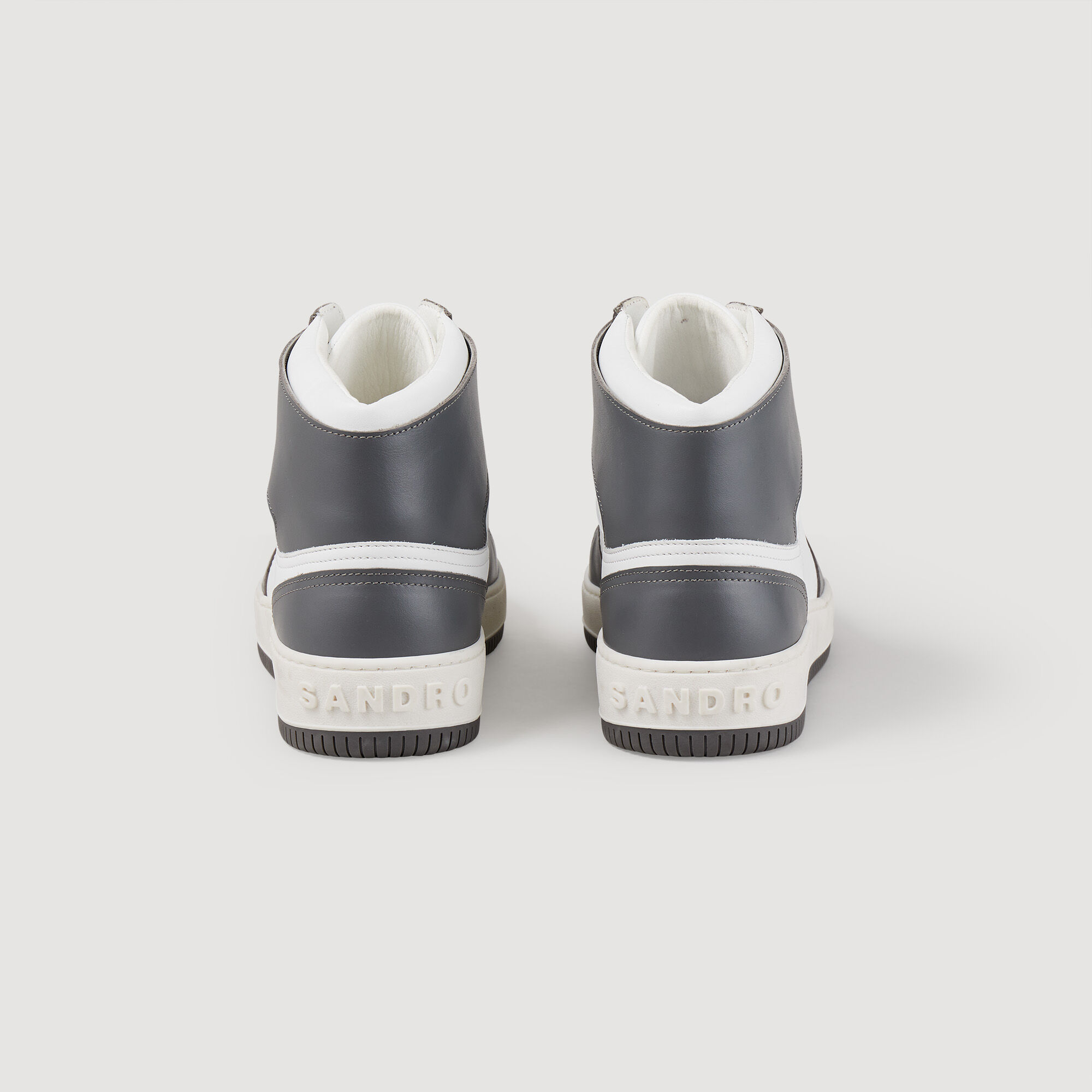 Hoge sneakers van leer
