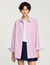 Overhemdblouse gestreept met stras