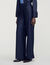 Rechte wollen pantalon met strass - Vrouw | Sandro