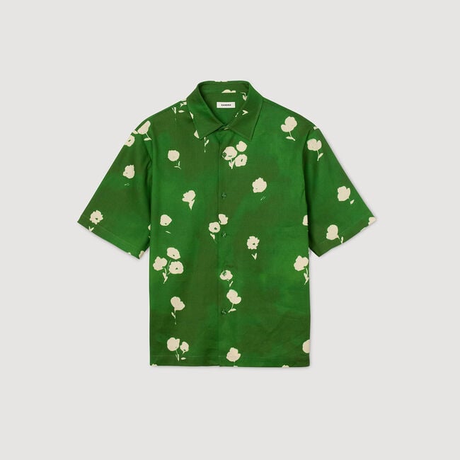 Overhemd met bloemenprint