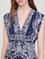 Lange jurk bandana print
