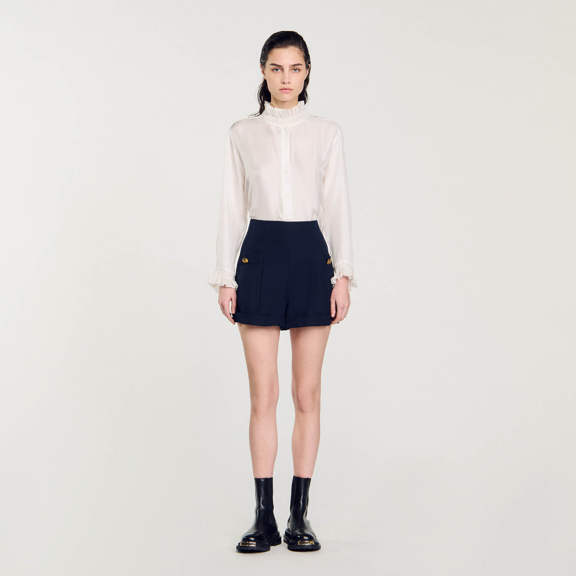 Short met omslag