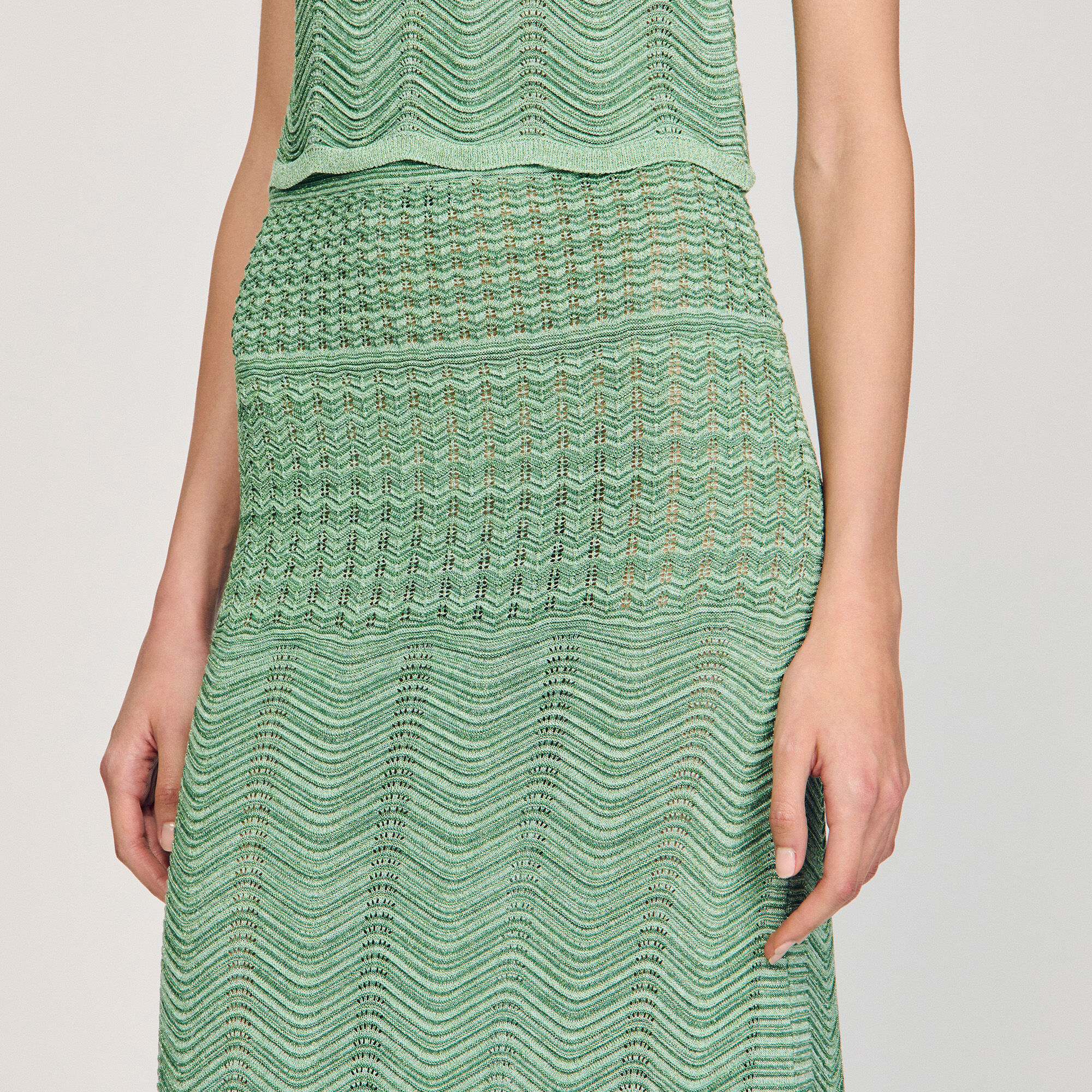 Lange rok tricot