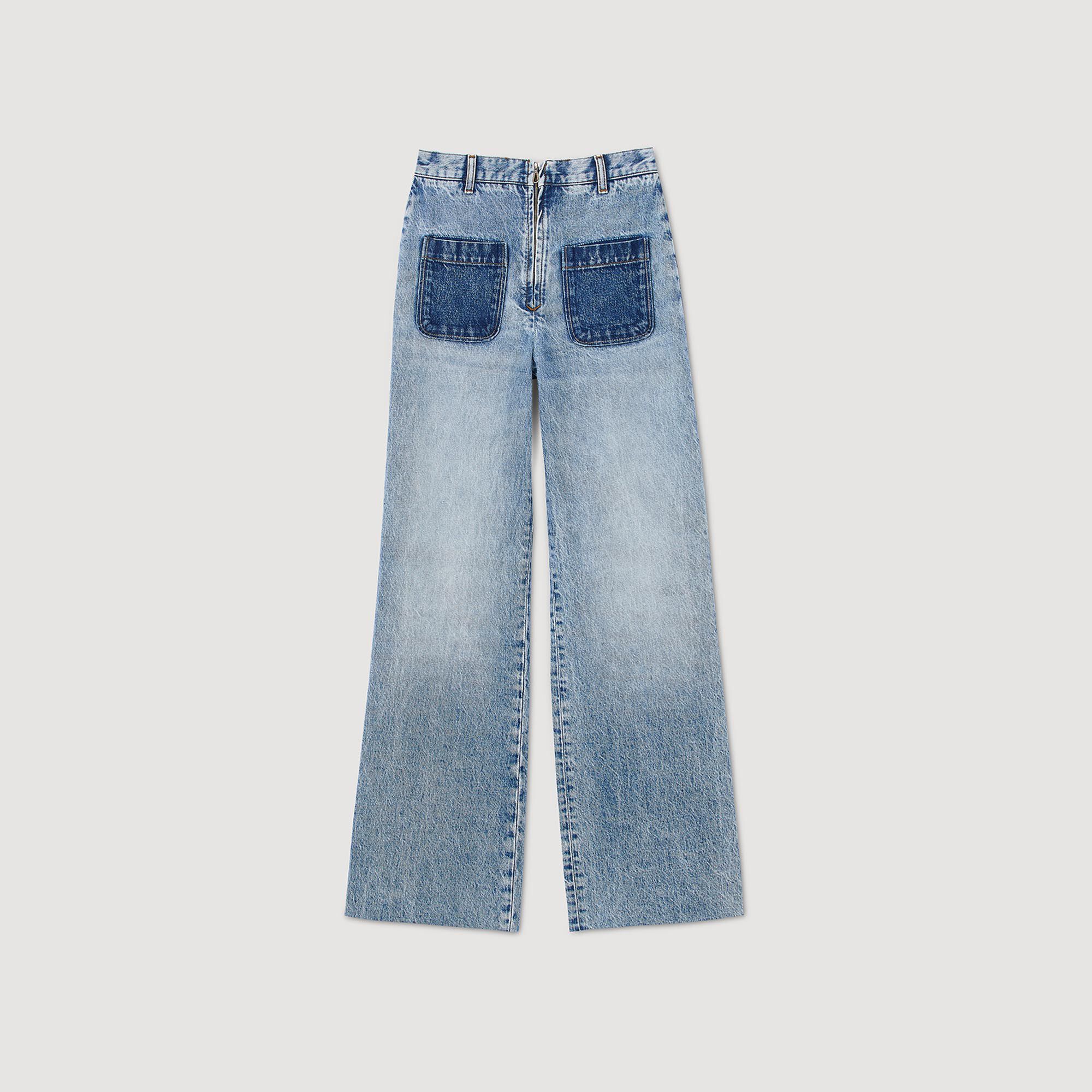 Jeans met hoge taille