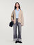 Cardigan vest contrasterende bies