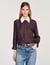 Overhemdblouse soepel met print