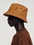 Bucket hat denim met patch