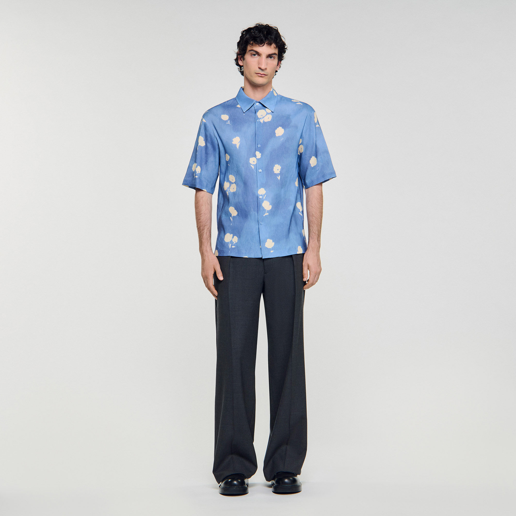 Overhemd met bloemenprint