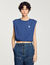 T-shirt kort gedrapeerd