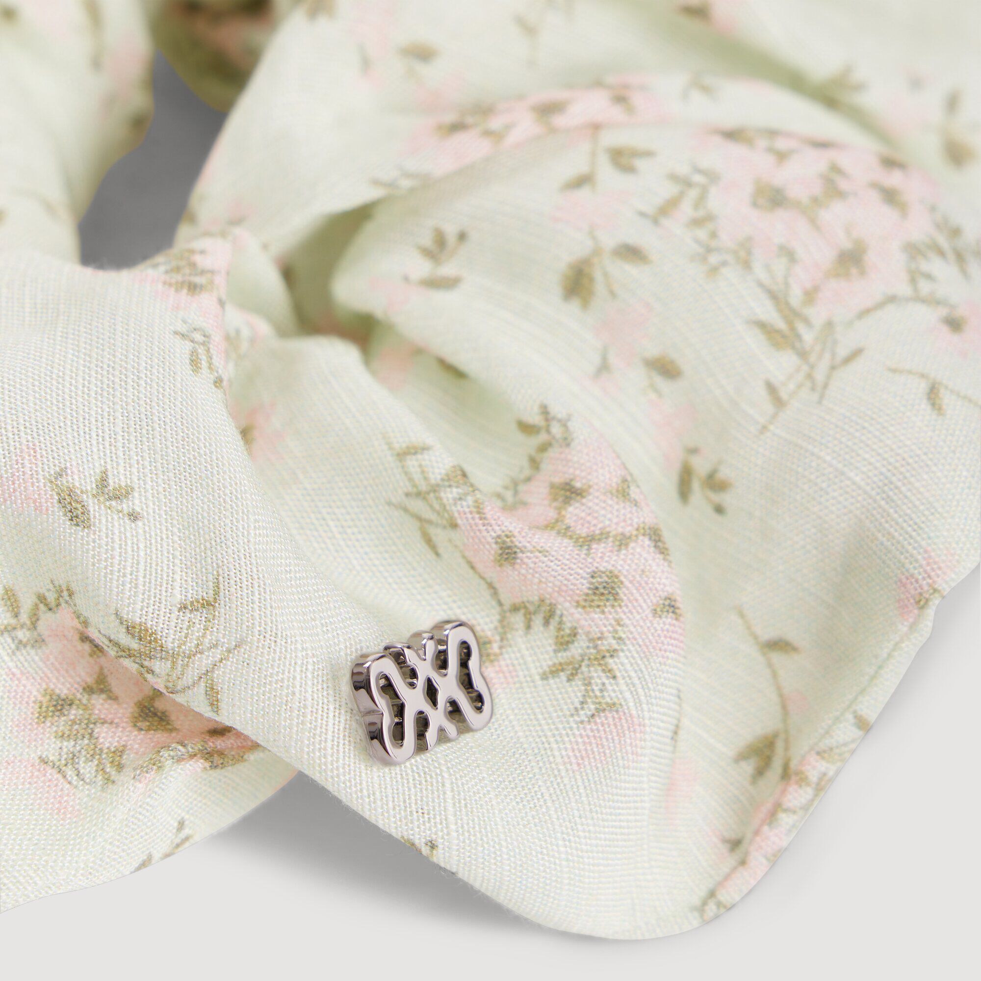 Scrunchie met bloemenprint