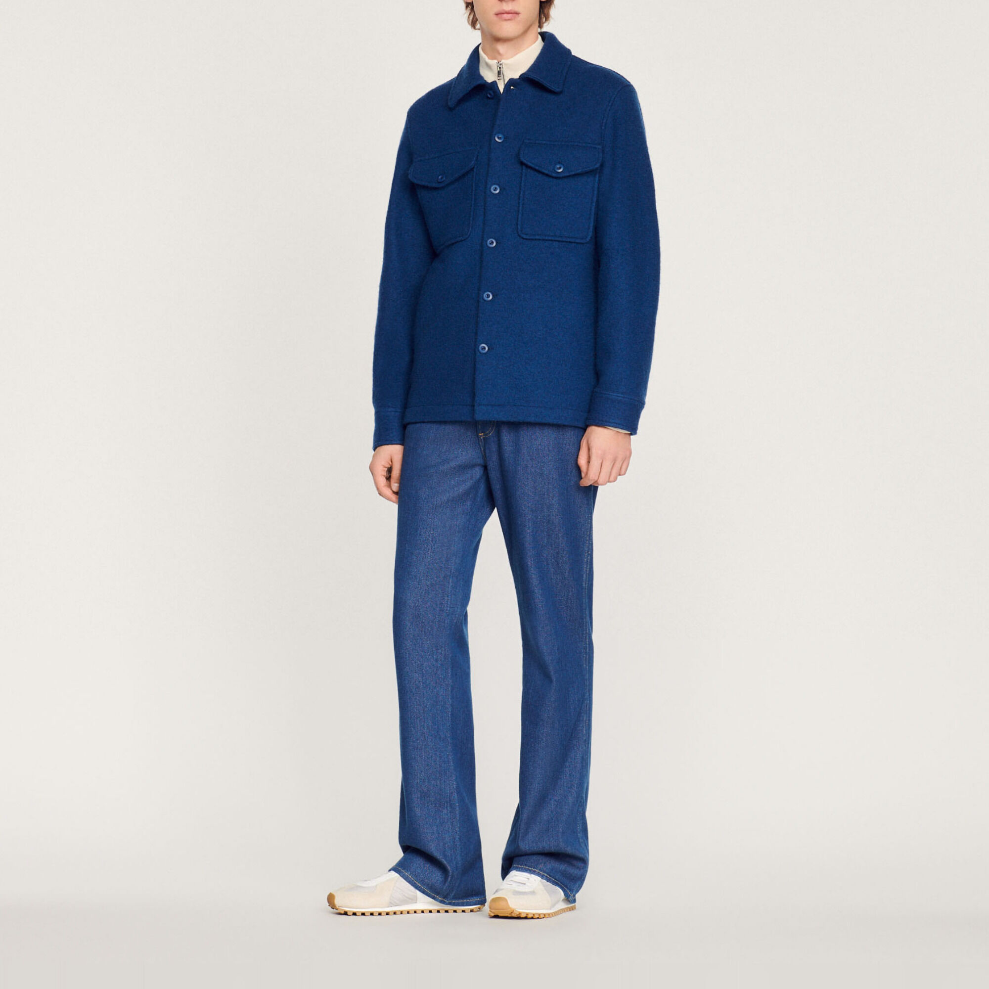 Surchemise en laine bouillie
